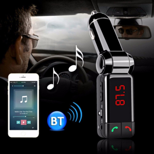 Tẩu sạc nghe nhạc trên ô tô, kết nối điện thoại qua Bluetooth, kết nối âm thanh trên xe qua sóng FM