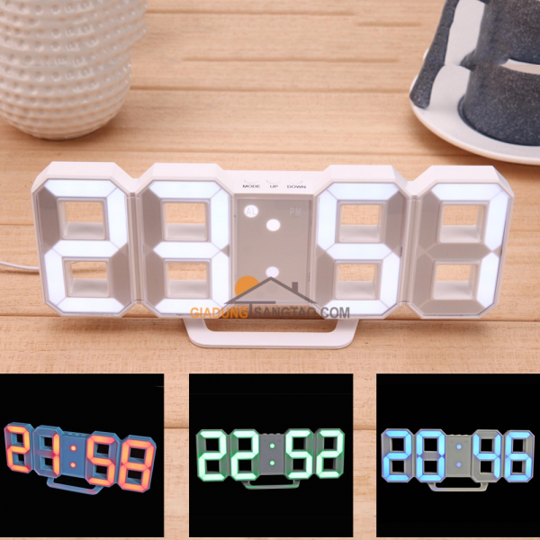Đồng hồ LED 3D cao cấp