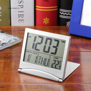 Đồng hồ điện tử mini để bàn, báo thức hiển thị ngày tháng nhiệt độ MT-033