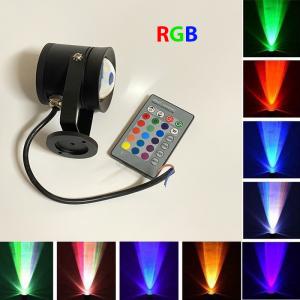 Đèn LED rọi RGB đổi màu kèm điều khiển từ xa 12VDC